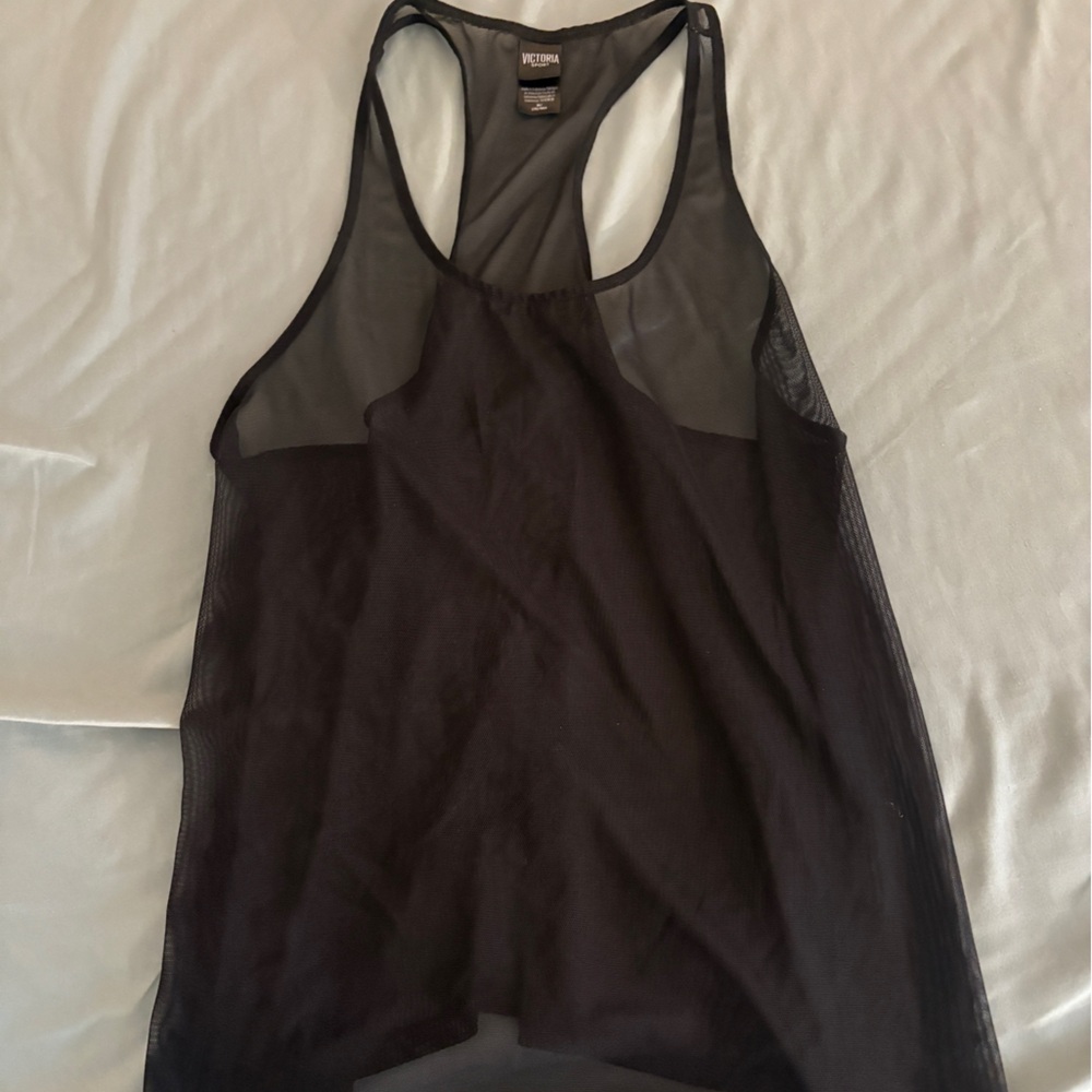 Victoria’s Secret Black Sheer Workout Top